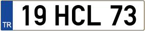 Truck License Plate